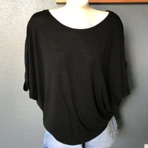 Bella + Canvas Dolman Sleeve Black Shirt